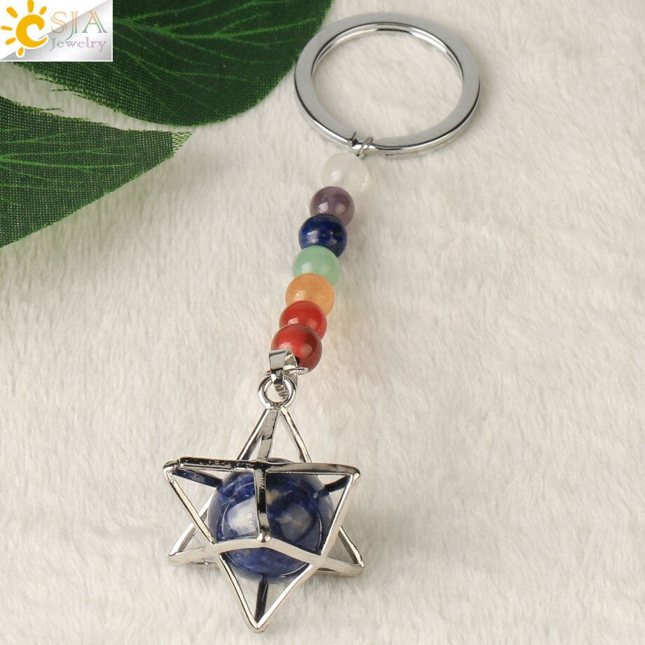 Chakra Key Chain Ring