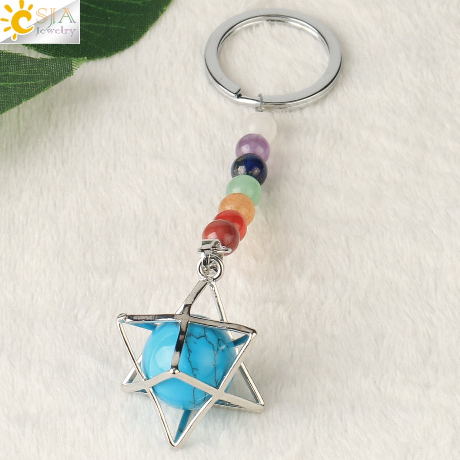 Chakra Key Chain Ring