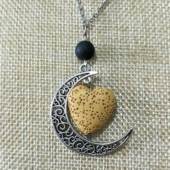 Lava Stone Essential Oil Diffuser Necklace