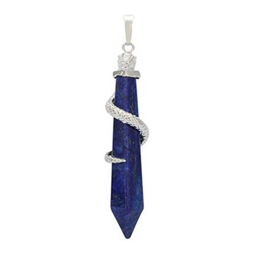 Lapis Lazuli Rhodochrosite Pendants