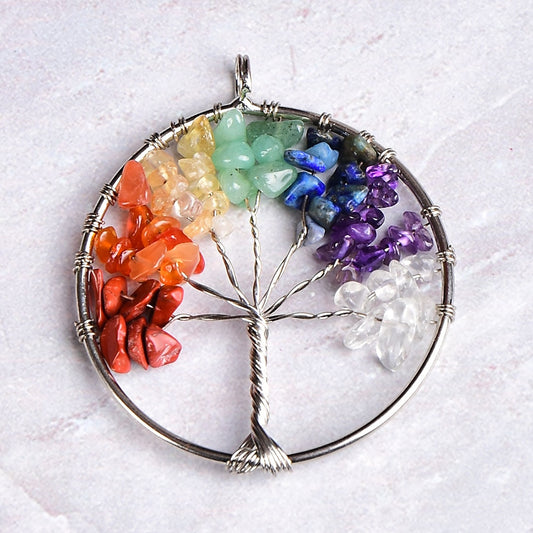 Crystal Tree Of Life Pendant