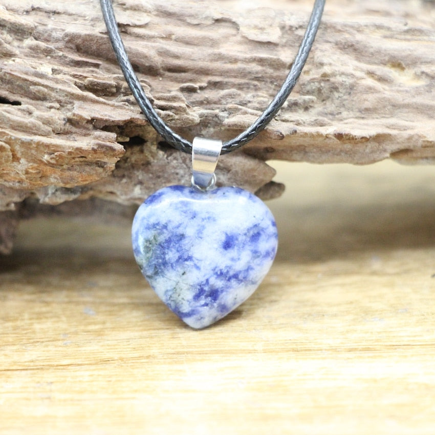 Heart Shape Stone Necklace