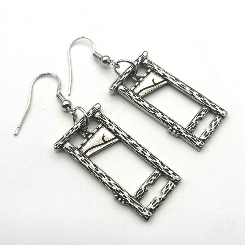 Gothic Guillotine Earrings