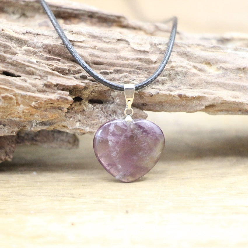 Heart Shape Stone Necklace