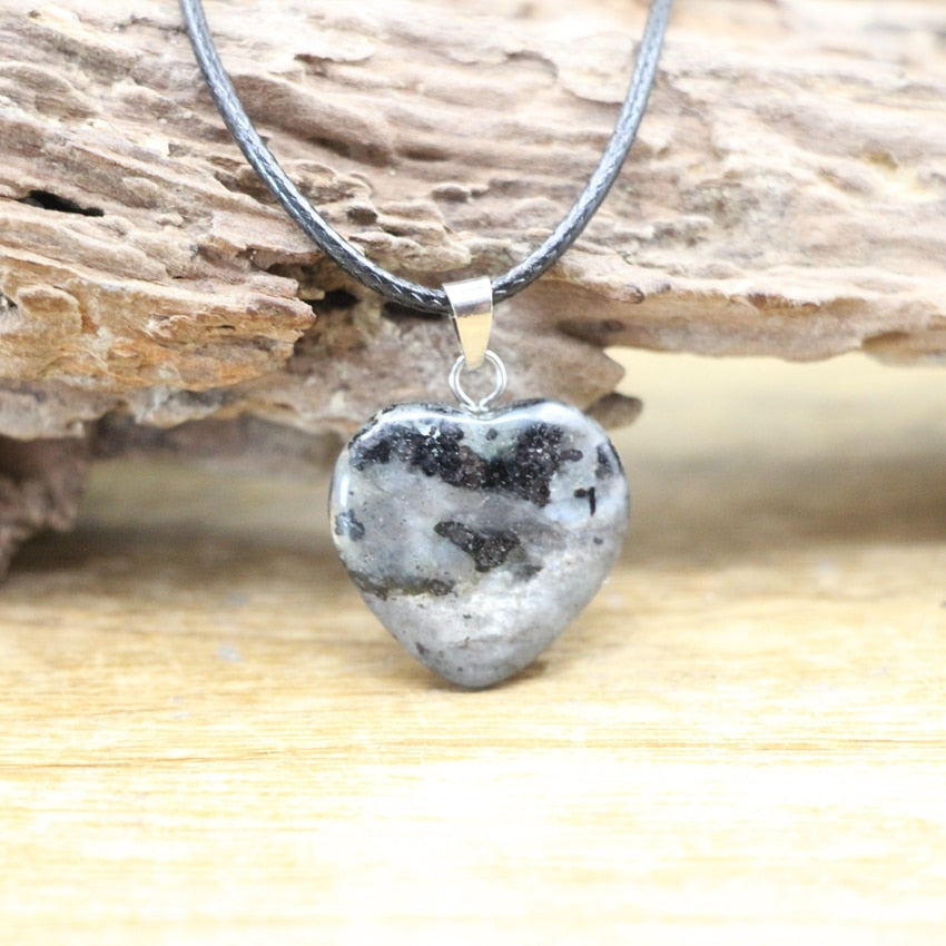 Heart Shape Stone Necklace