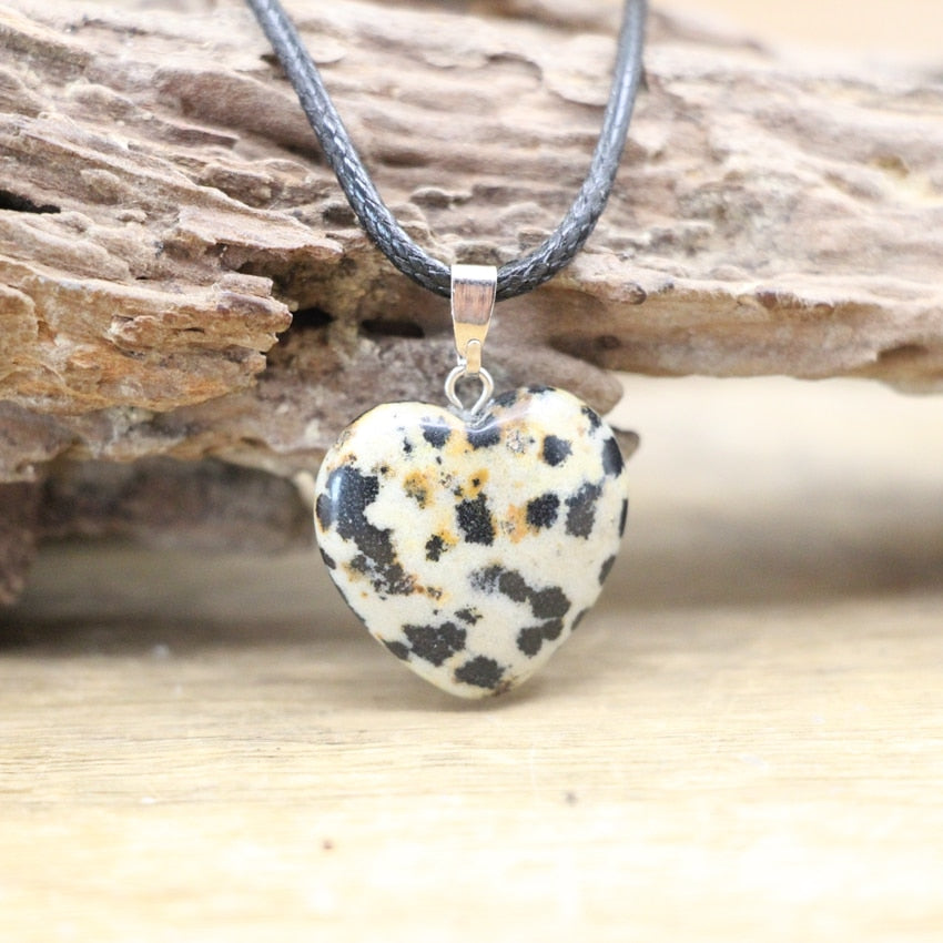 Heart Shape Stone Necklace