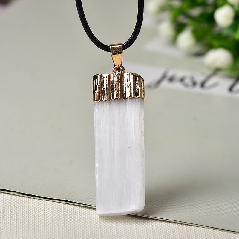 Selenite Necklace