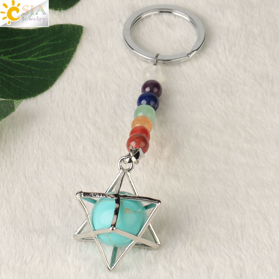 Chakra Key Chain Ring