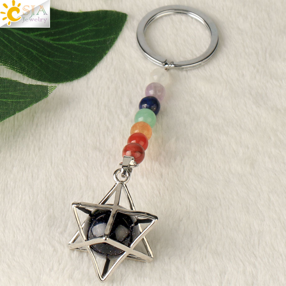 Chakra Key Chain Ring