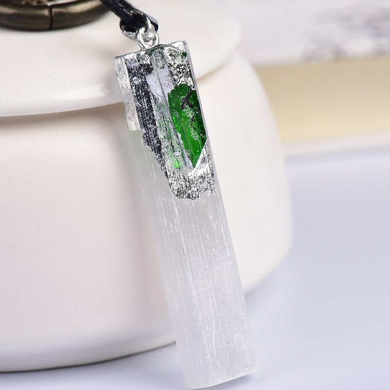 Selenite Necklace