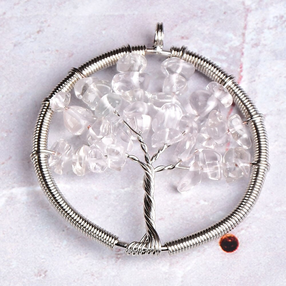 Crystal Tree Of Life Pendant