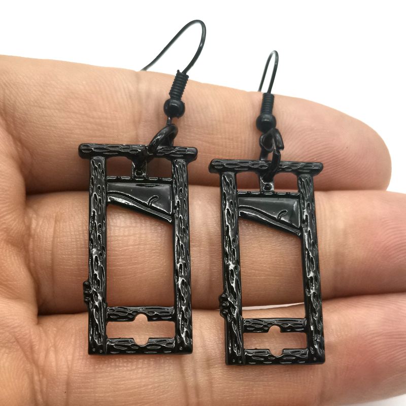 Gothic Guillotine Earrings