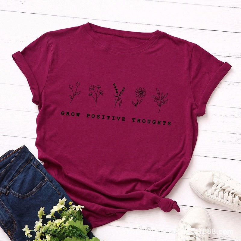 Flower Plants Print Tee