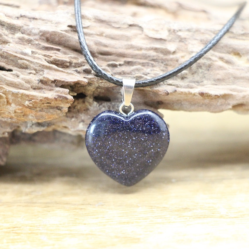 Heart Shape Stone Necklace