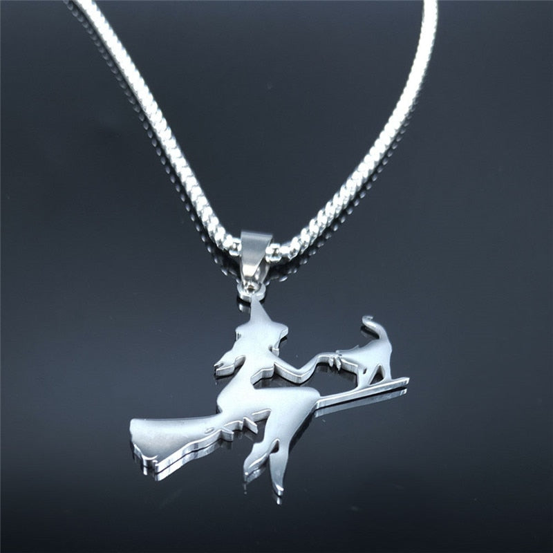 Stainless Steel Witch Necklaces