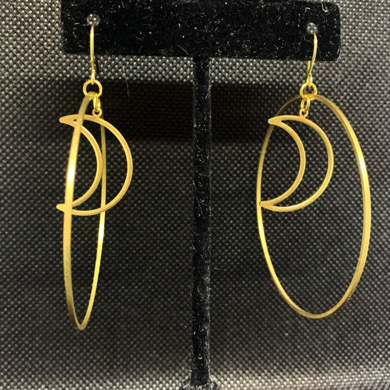 Crescent Moon earrings Many Styles