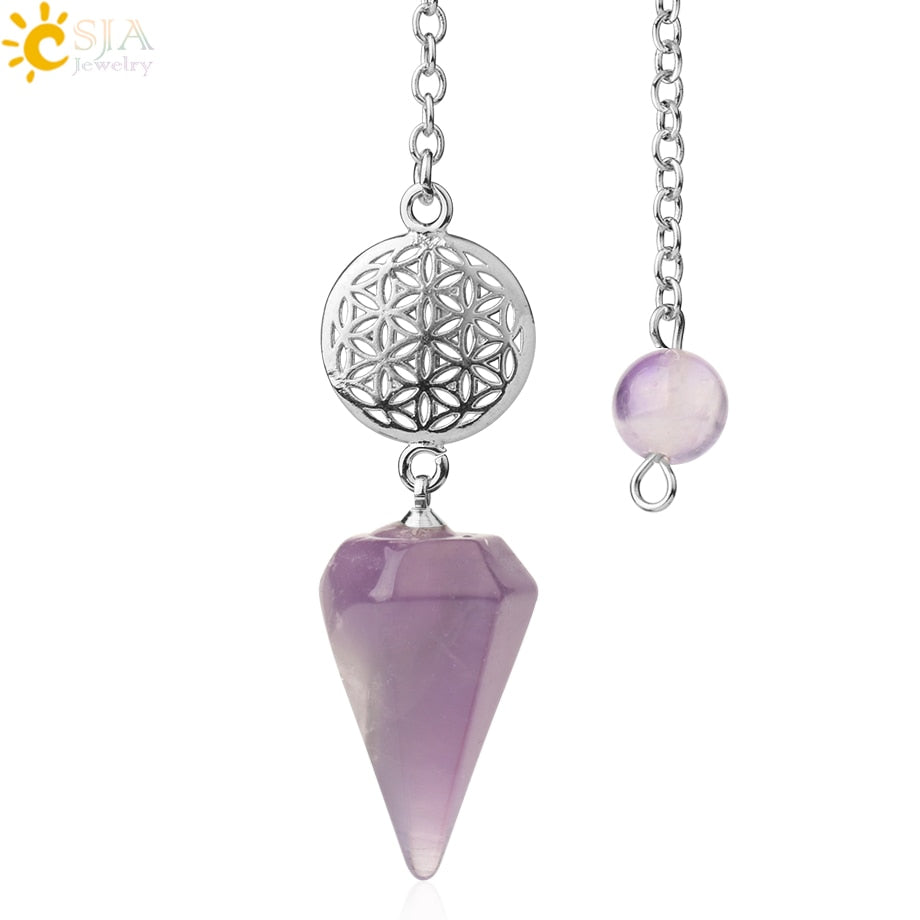 Flower of Life Dowsing Pendulum