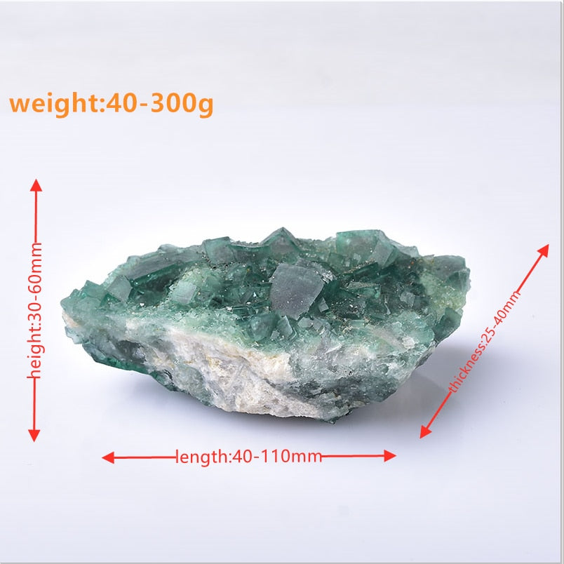 Green Fluorite cluster