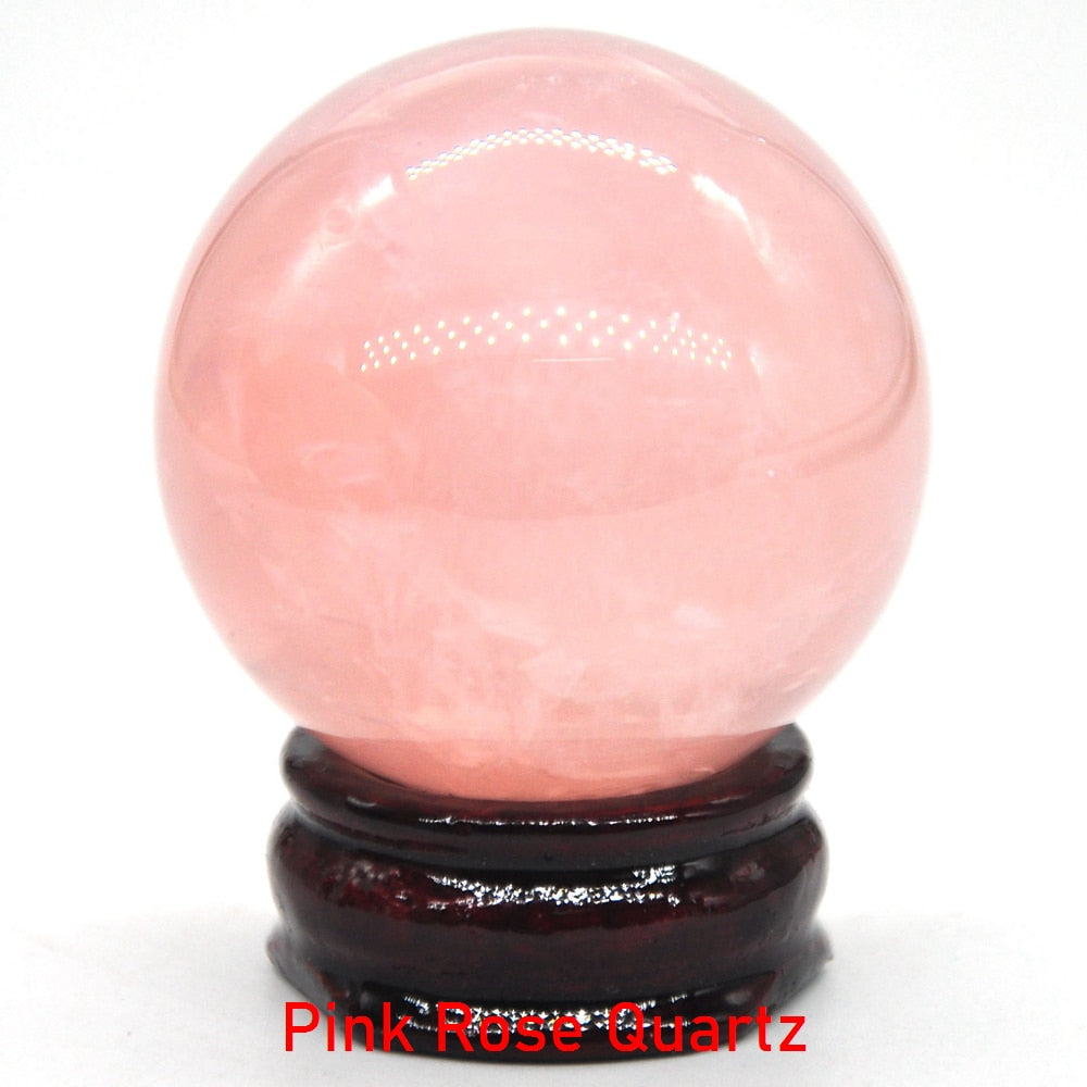 40MM Natural Crystal Sphere