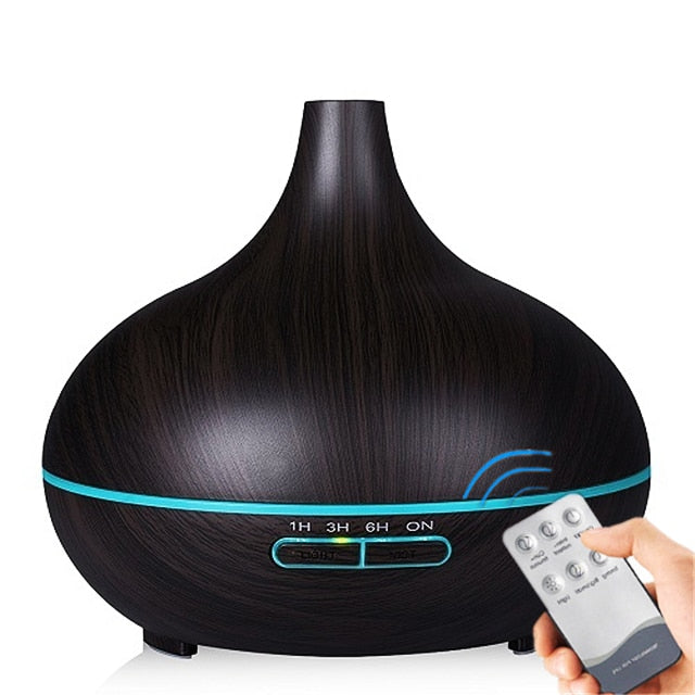 550ml Aromatherapy Essential Oil Diffuser Teardrop w/ Remote