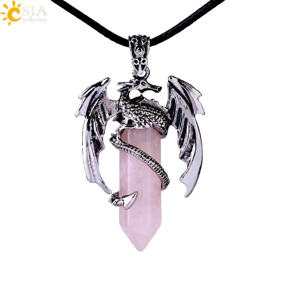 Crystal Dragon Necklace