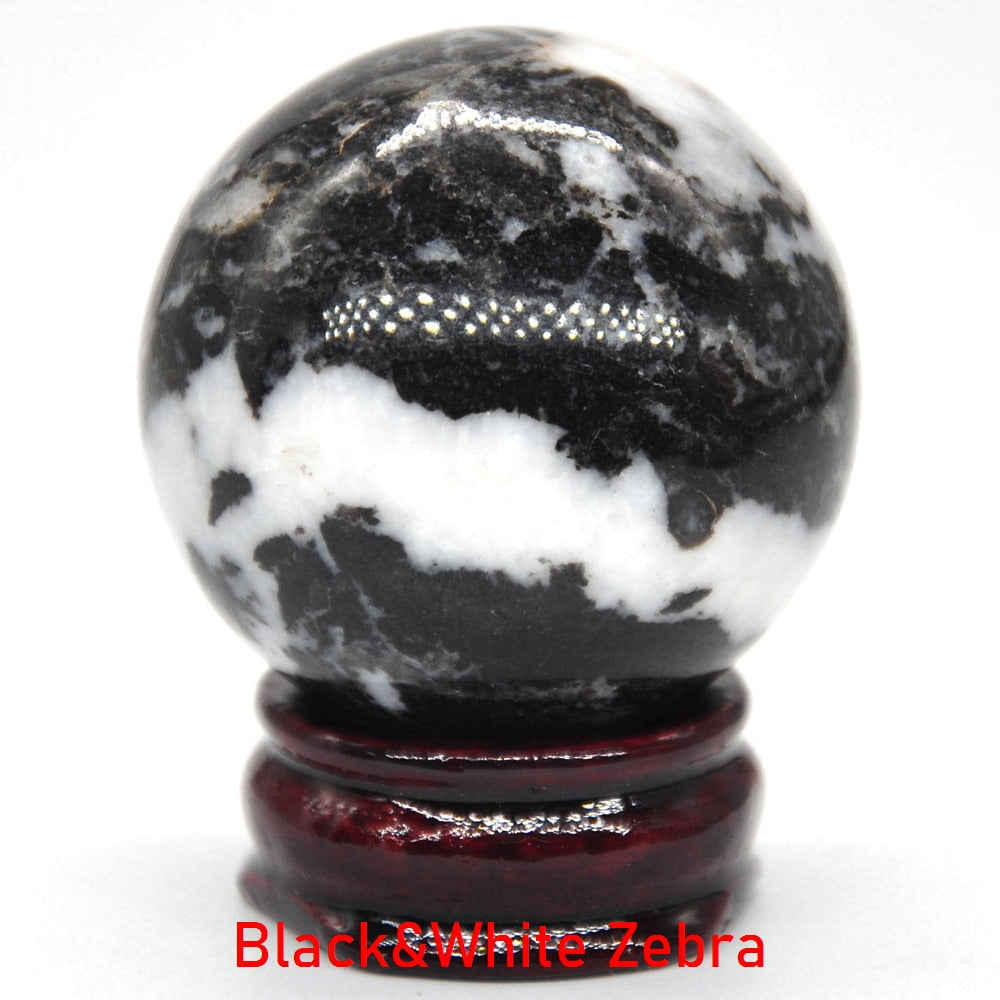 40MM Natural Crystal Sphere