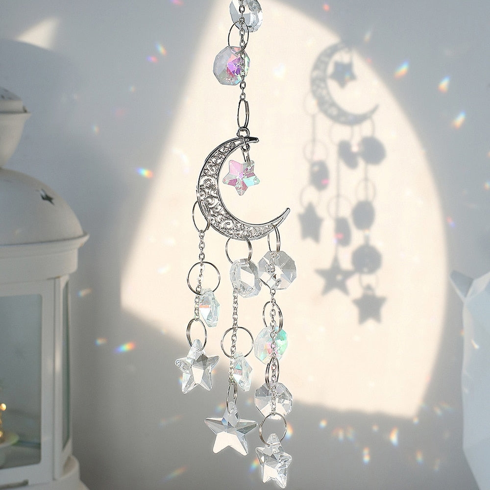 Suncatcher Crystal Sun and Moon Crystals