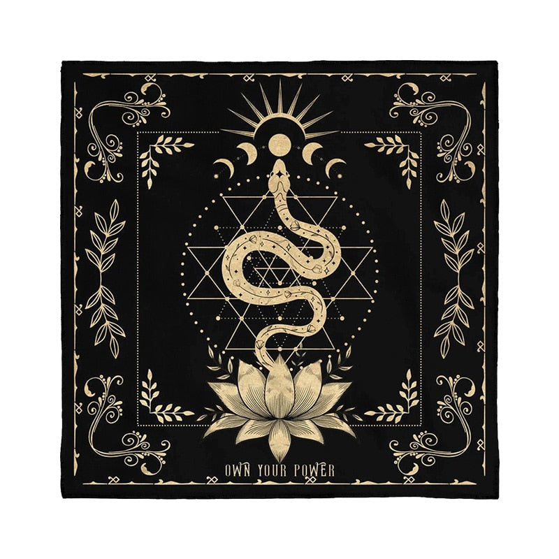 Altar Cloth snake tarot