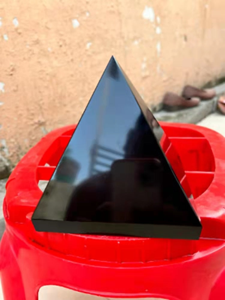 Black Tourmaline Pyramid