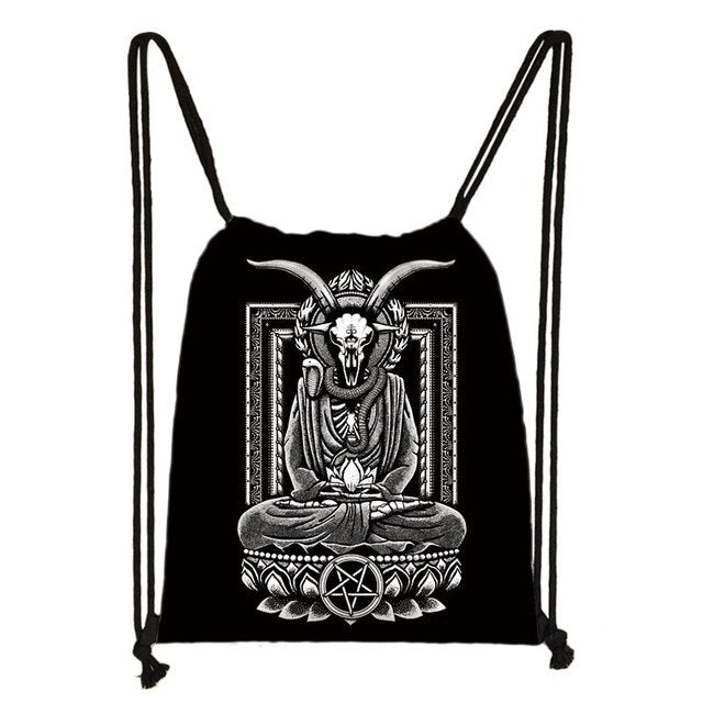 Wiccan styles Drawstring Backpack