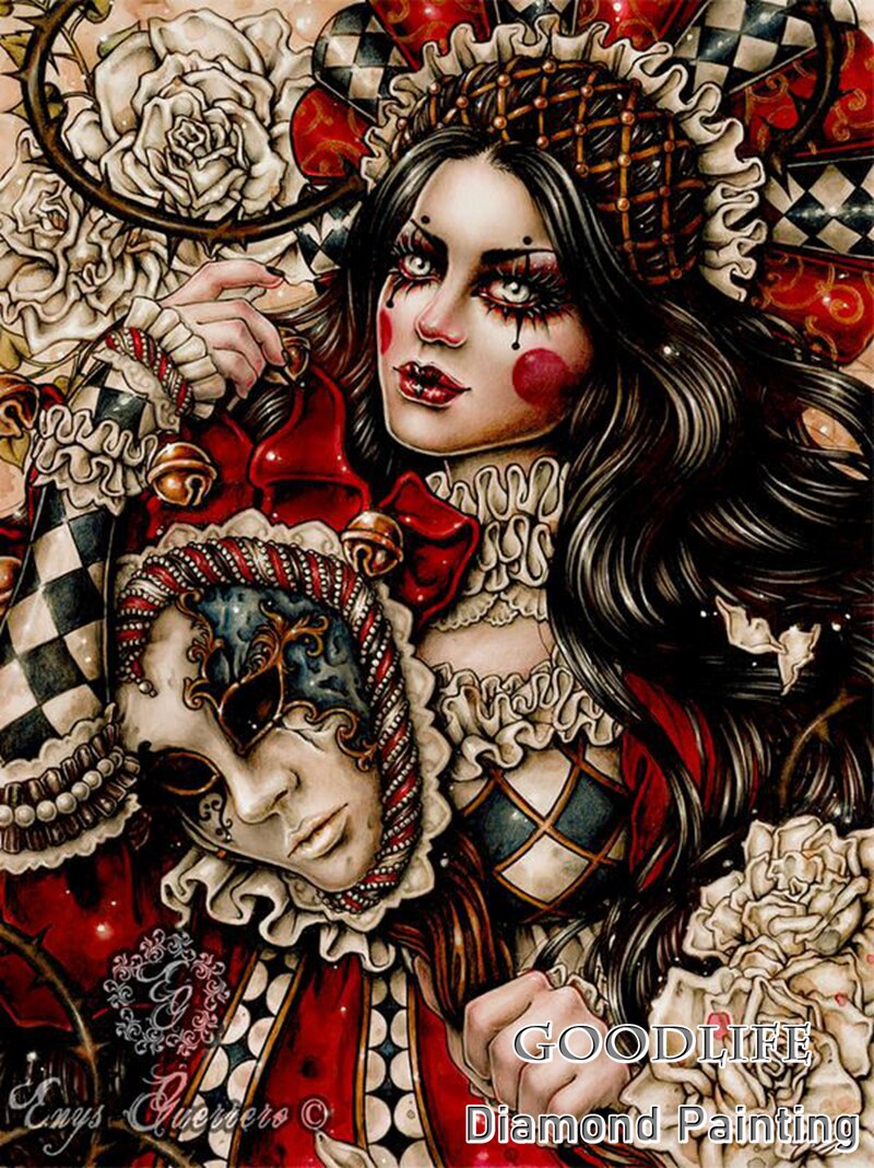 Vampire Girl Witch 5D DIY Diamond Painting