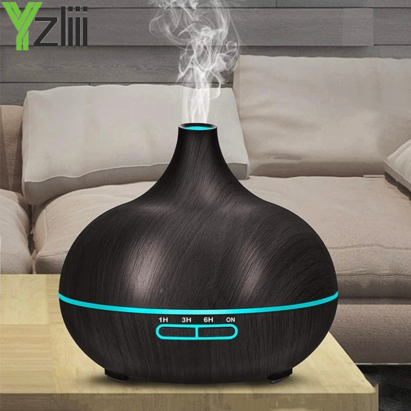 550ml Aromatherapy Essential Oil Diffuser Teardrop w/ Remote