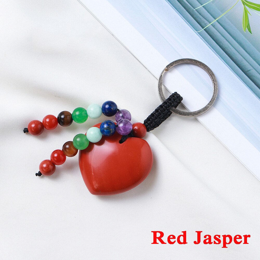 Heart Shape Crystal Keychain