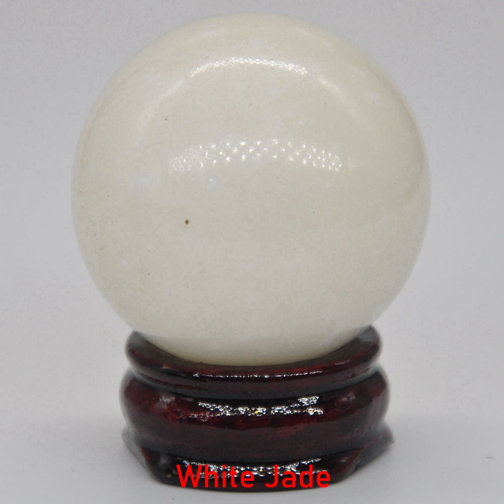 40MM Natural Crystal Sphere