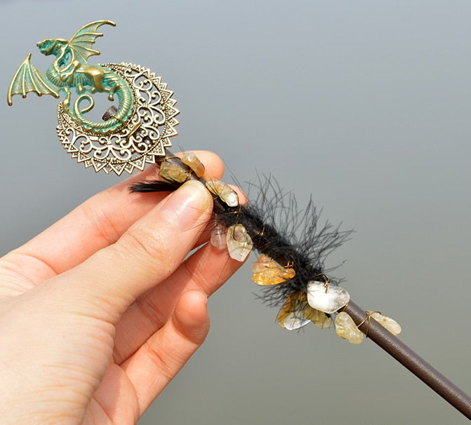 18cm Witch Crystal Wand