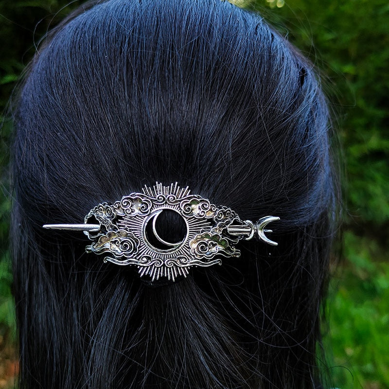 Wiccan Hair Barrette