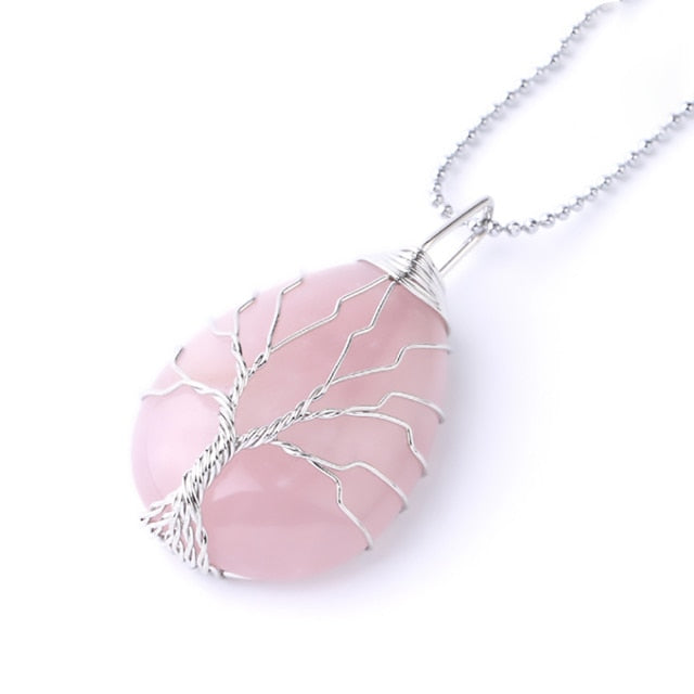 Tree of Life Crystals Necklace