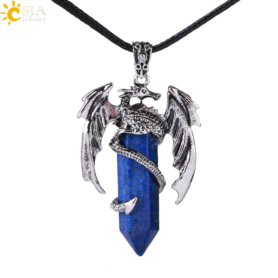 Crystal Dragon Necklace