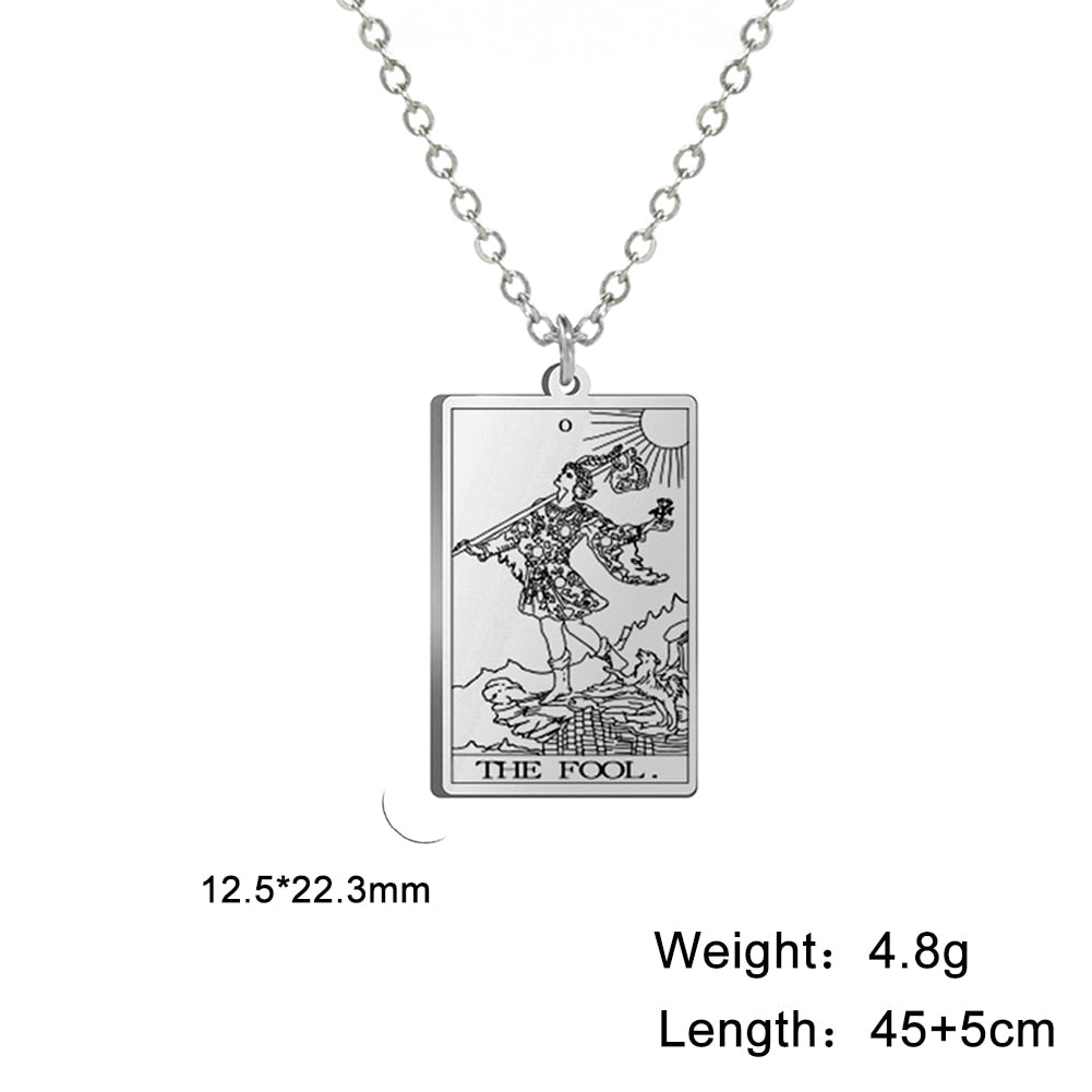 Tarot Cards Pendant Necklace