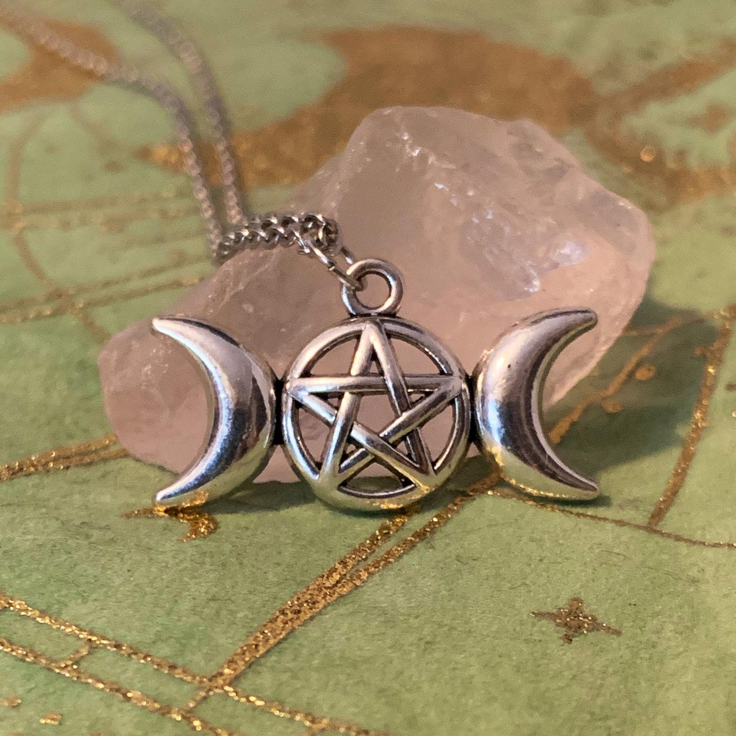 Triple Moon Necklaces