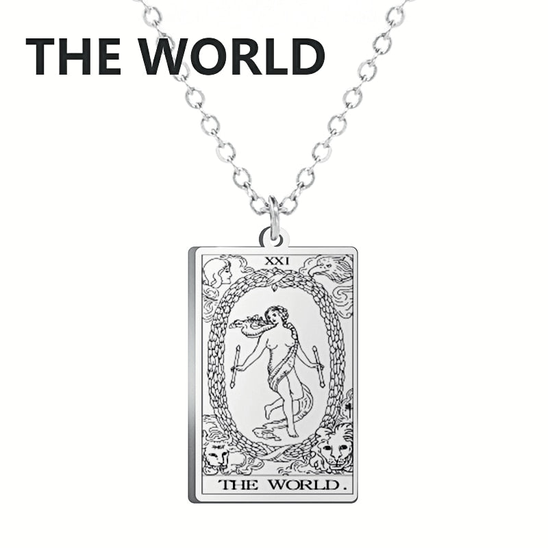 Tarot Cards Pendant Necklace