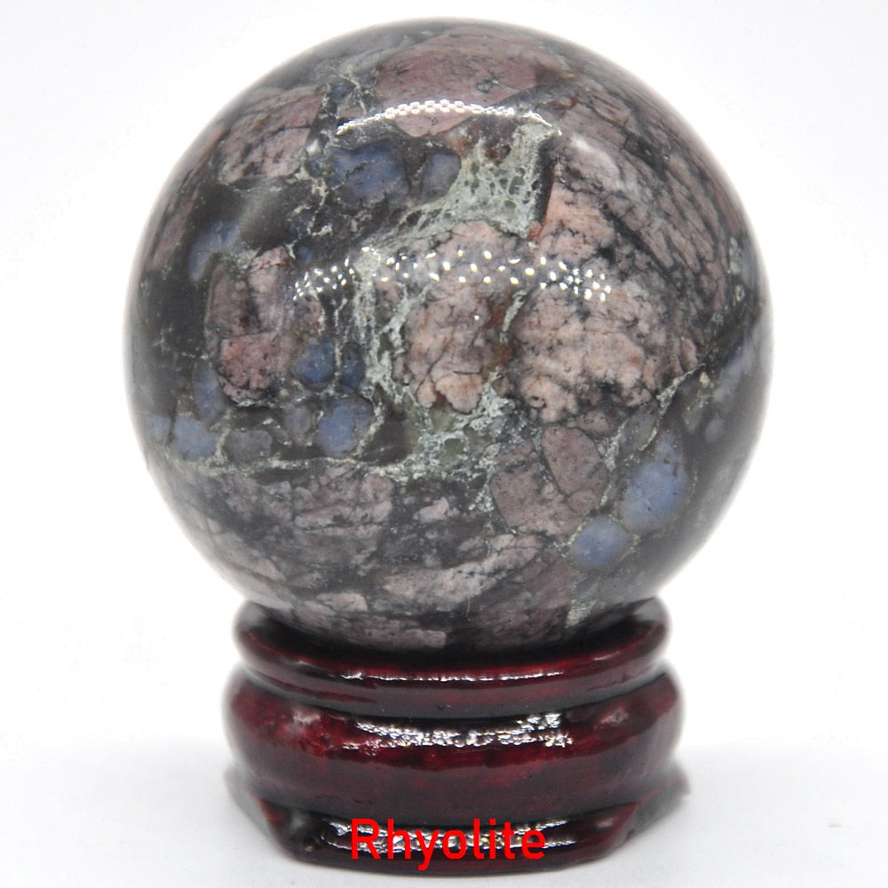 40MM Natural Crystal Sphere