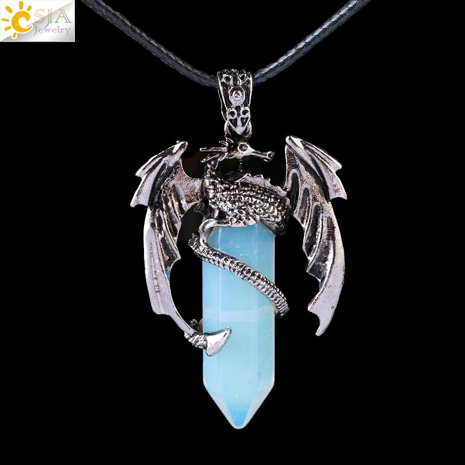 Crystal Dragon Necklace