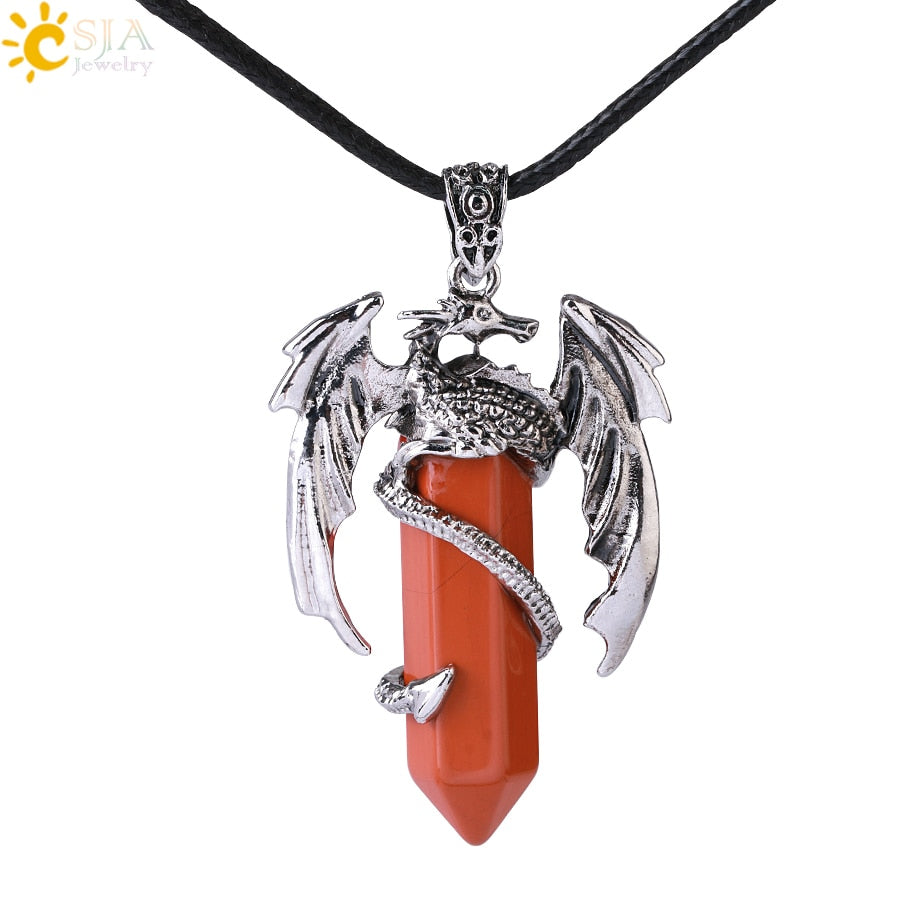 Crystal Dragon Necklace