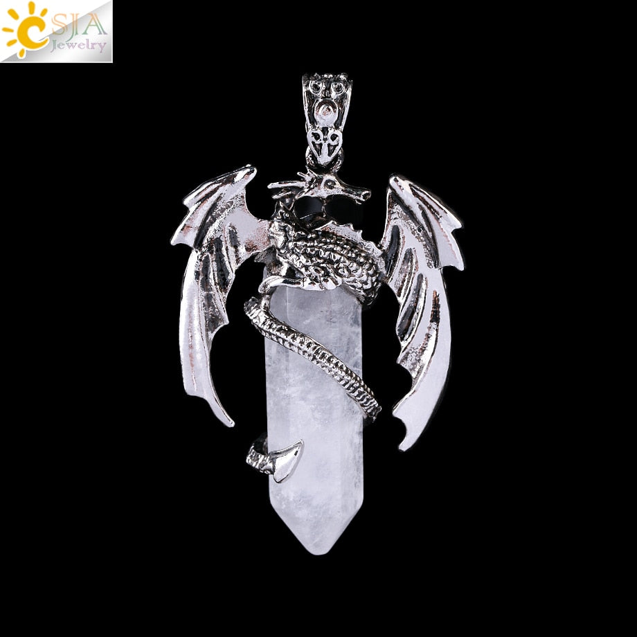 Crystal Dragon Necklace