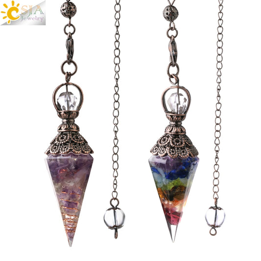 Crystals Pendulums