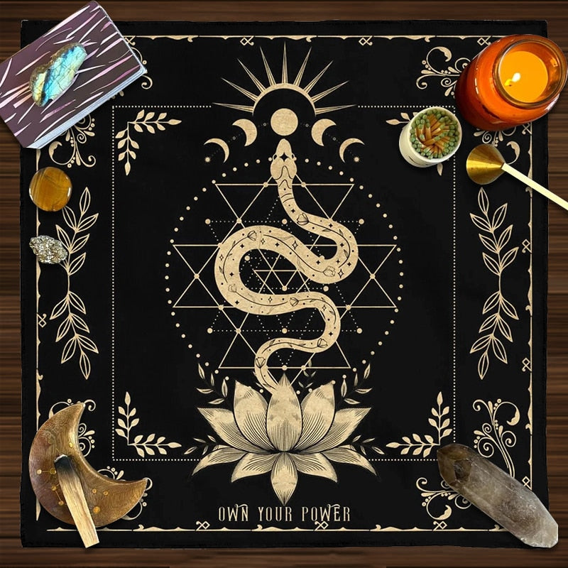 Altar Cloth snake tarot