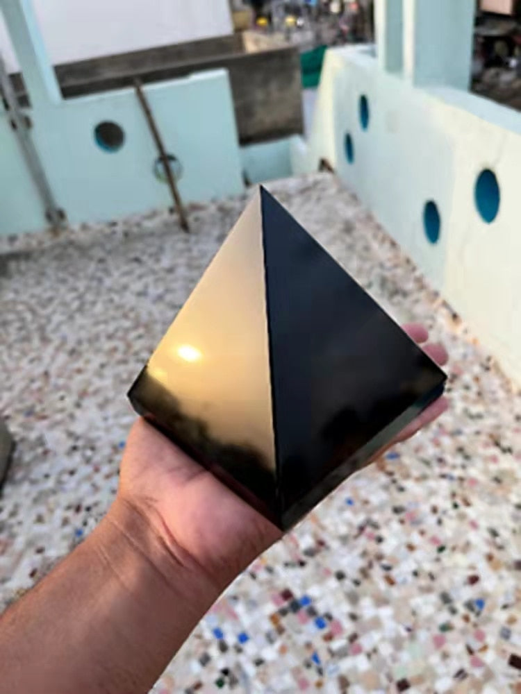 Black Tourmaline Pyramid