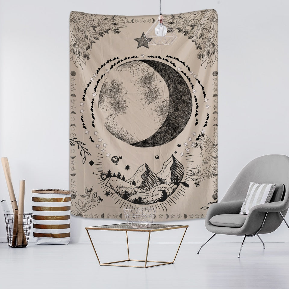 Moon Tarot Tapestry