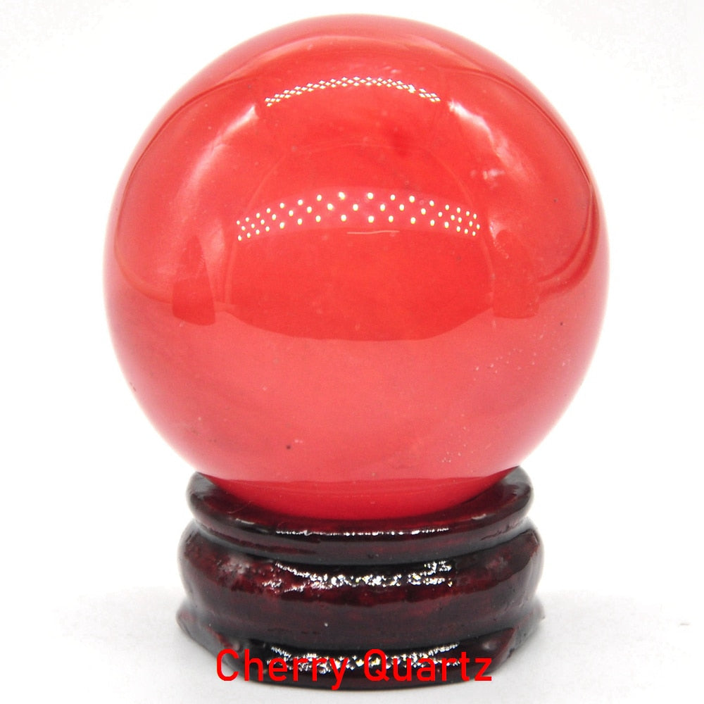 40MM Natural Crystal Sphere